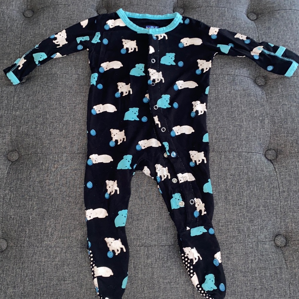 Kickee Pant Onesie footed Pajamas